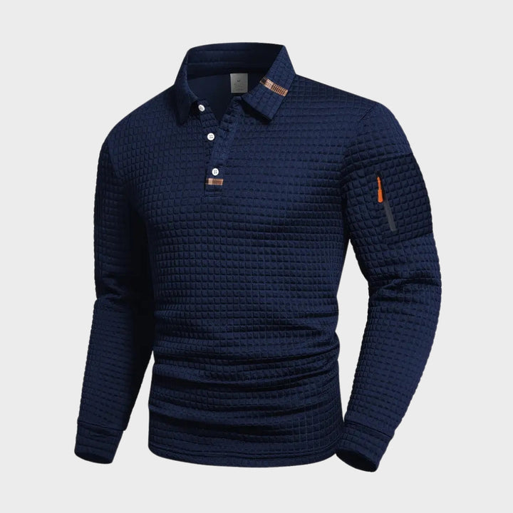 Bernard - Moderní prošívaný casual svetr