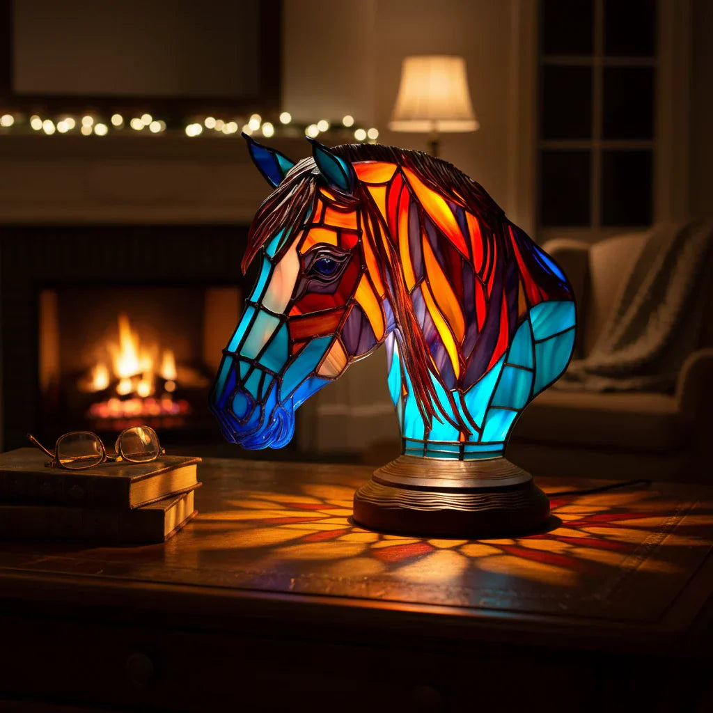 Šemík - Lampa ve vitrážích