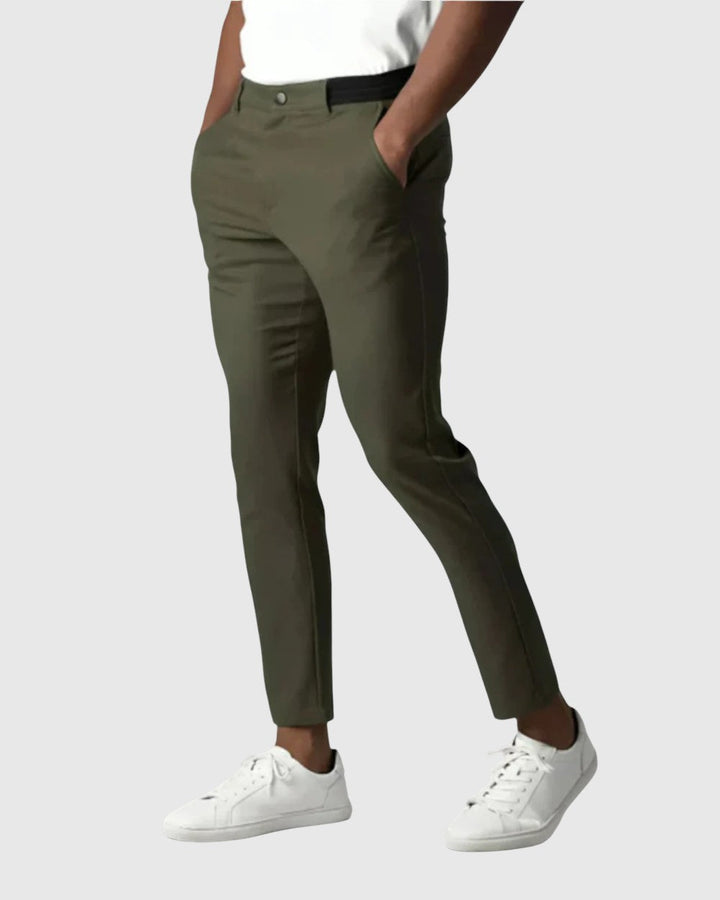 Libuše- Kalhoty Elio Stretch z bavlny