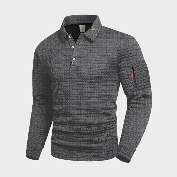 Bernard - Moderní prošívaný casual svetr