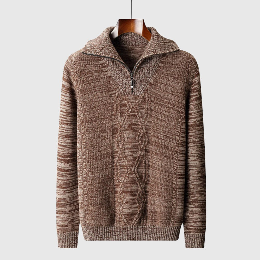 Libuše- Camisola s zipem Taranto Merino Wool