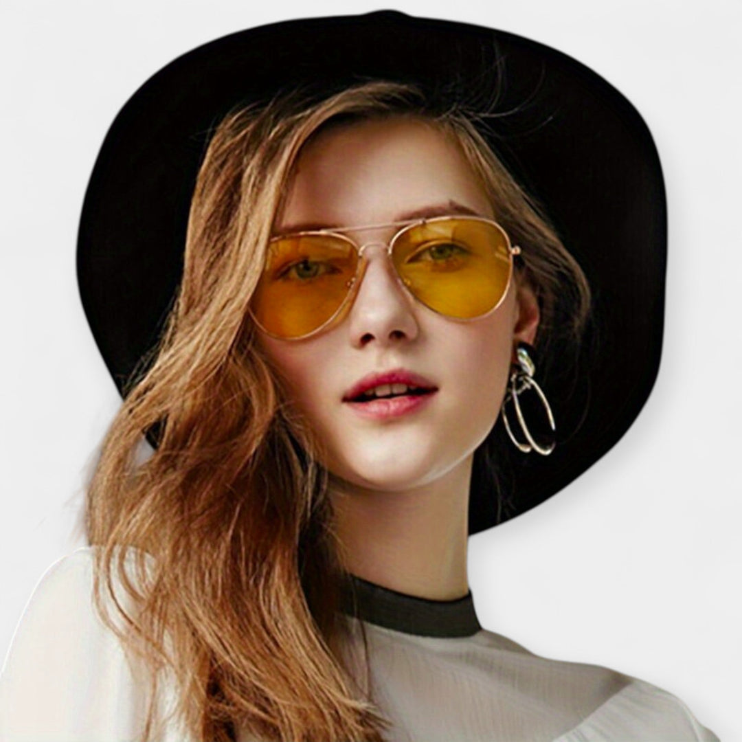 Lucie NadčasověLuxusníZrcadlové Gafas De Sol Vintage