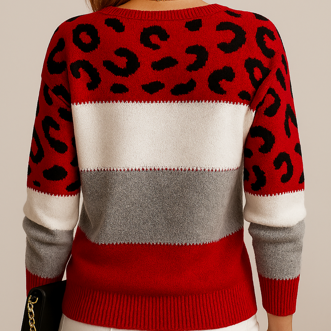 Vera | Elegantní leopardí svetr