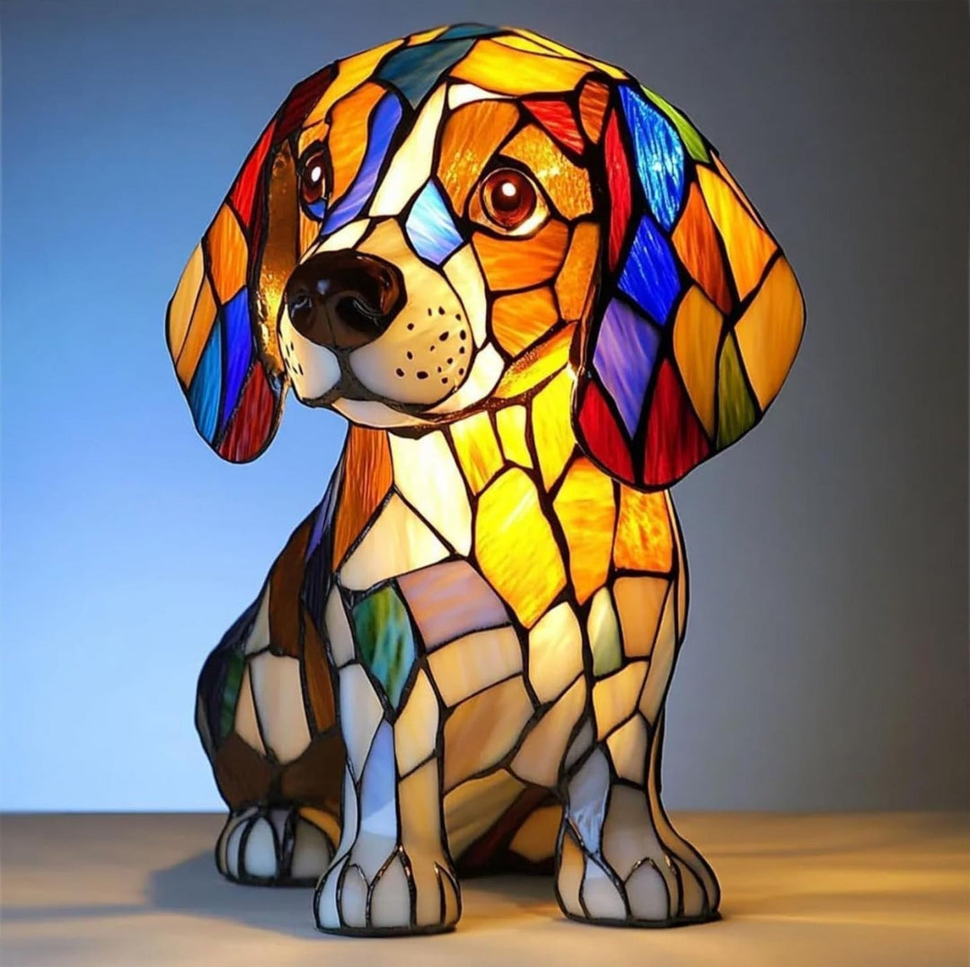 Charlie - Lampa ve vitrážích