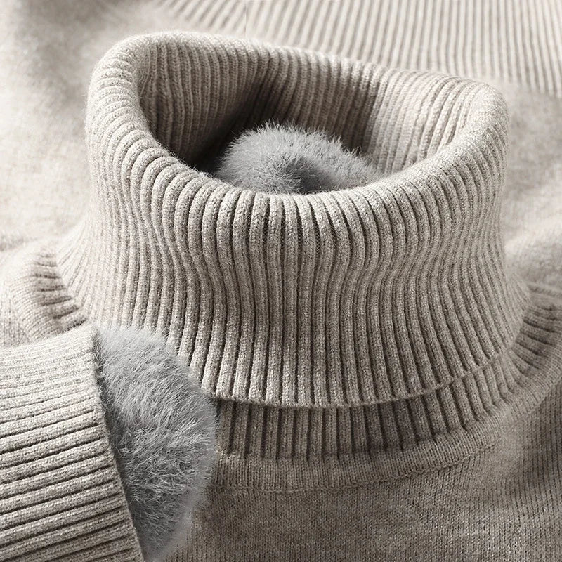 ARLO - Svetr z merino vlny s vysokým límcem