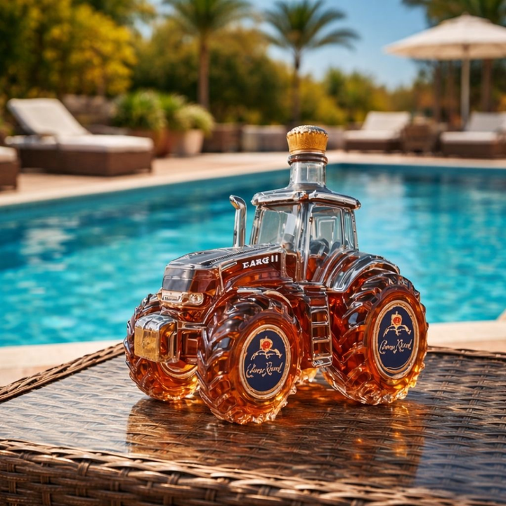 Whisky Fles - Speciální Edice Traktor