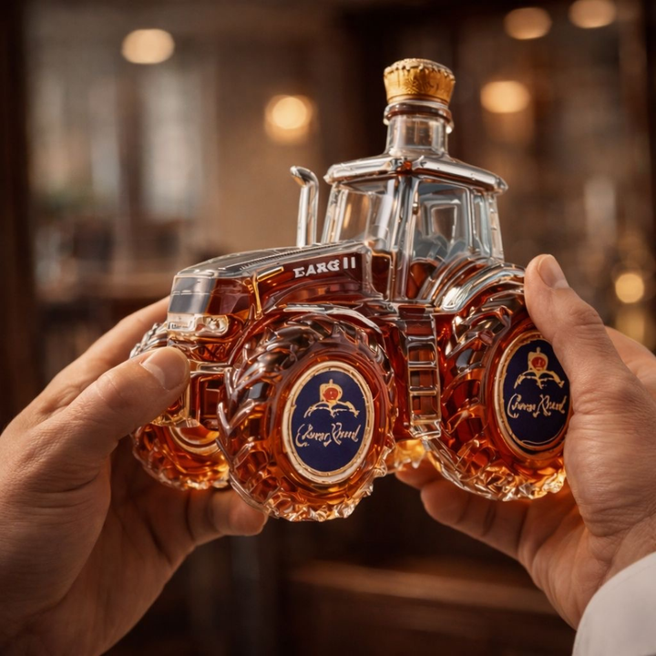 Whisky Fles - Speciální Edice Traktor
