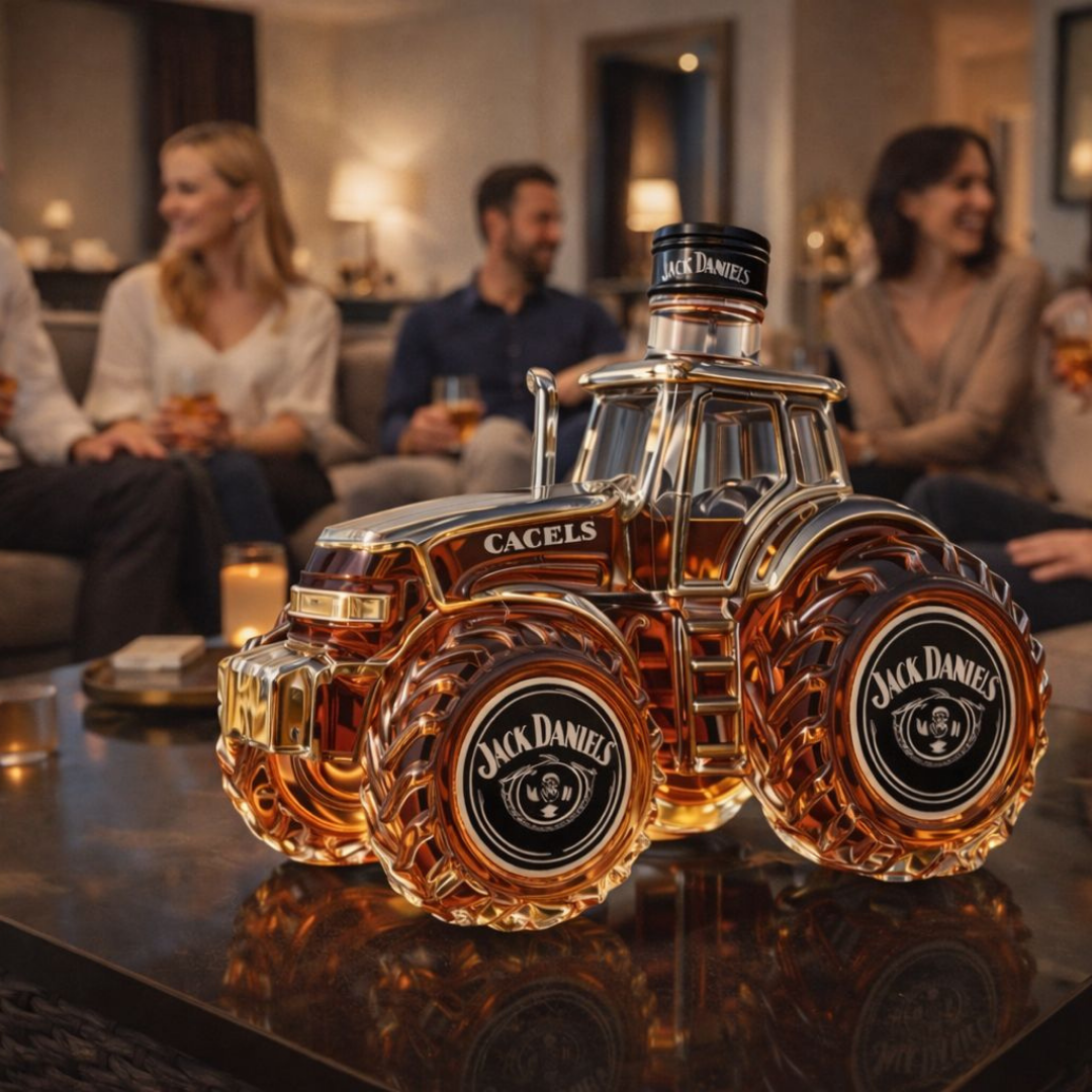 Whisky Fles - Speciální Edice Traktor