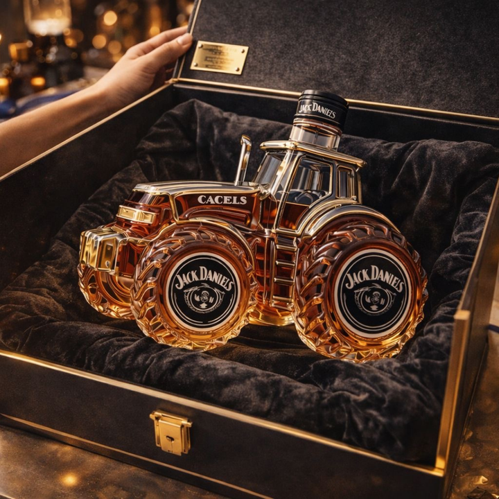 Whisky Fles - Speciální Edice Traktor