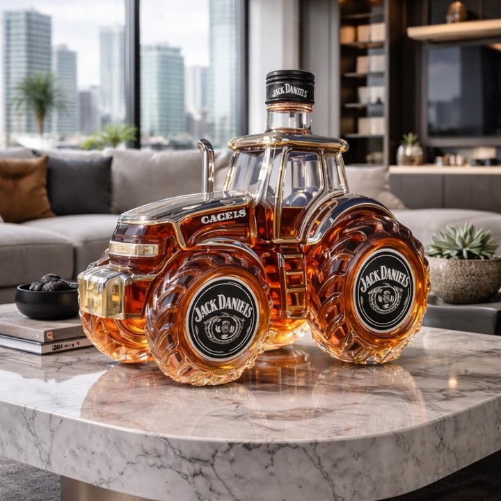 Whisky Fles - Speciální Edice Traktor