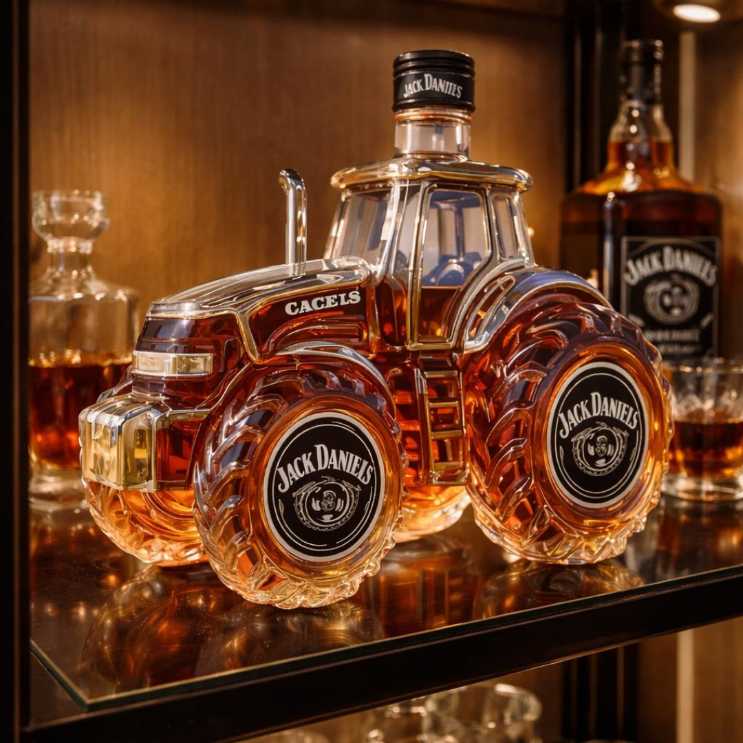Whisky Fles - Speciální Edice Traktor