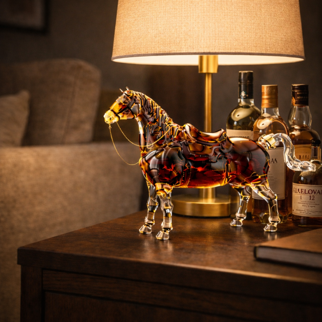 Whiskey láhev - Edice kůň