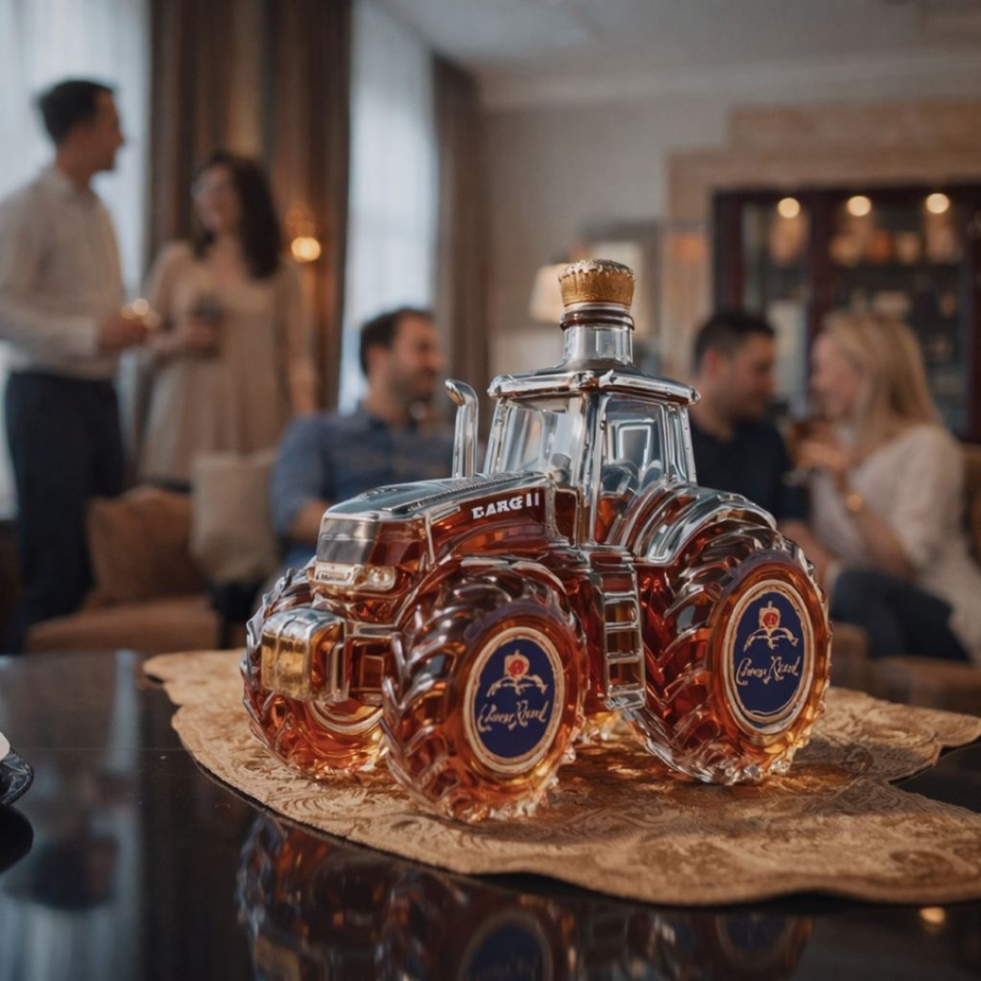 Whisky Fles - Speciální Edice Traktor