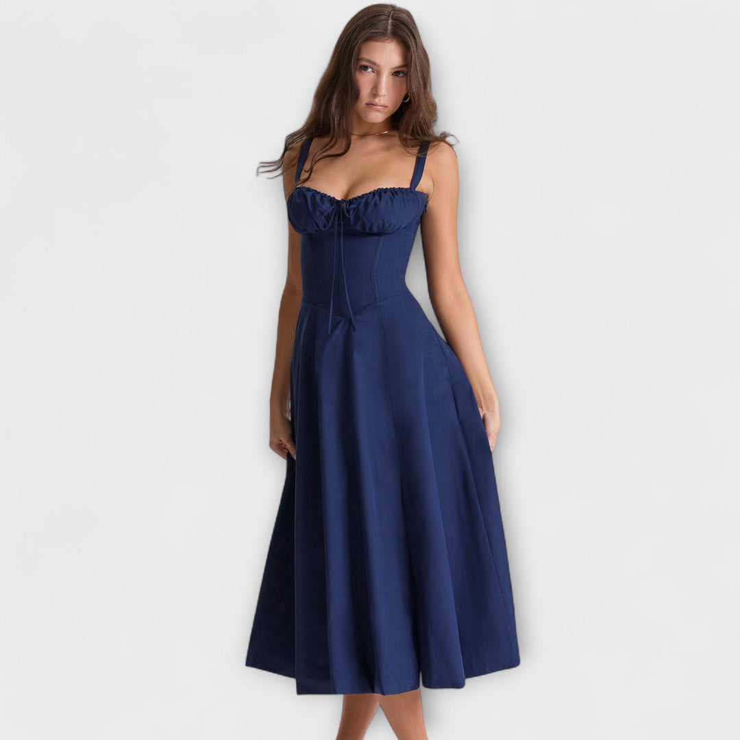 Zipporas - Přizpůsobený dress s moderním jarním květinovým potiskem