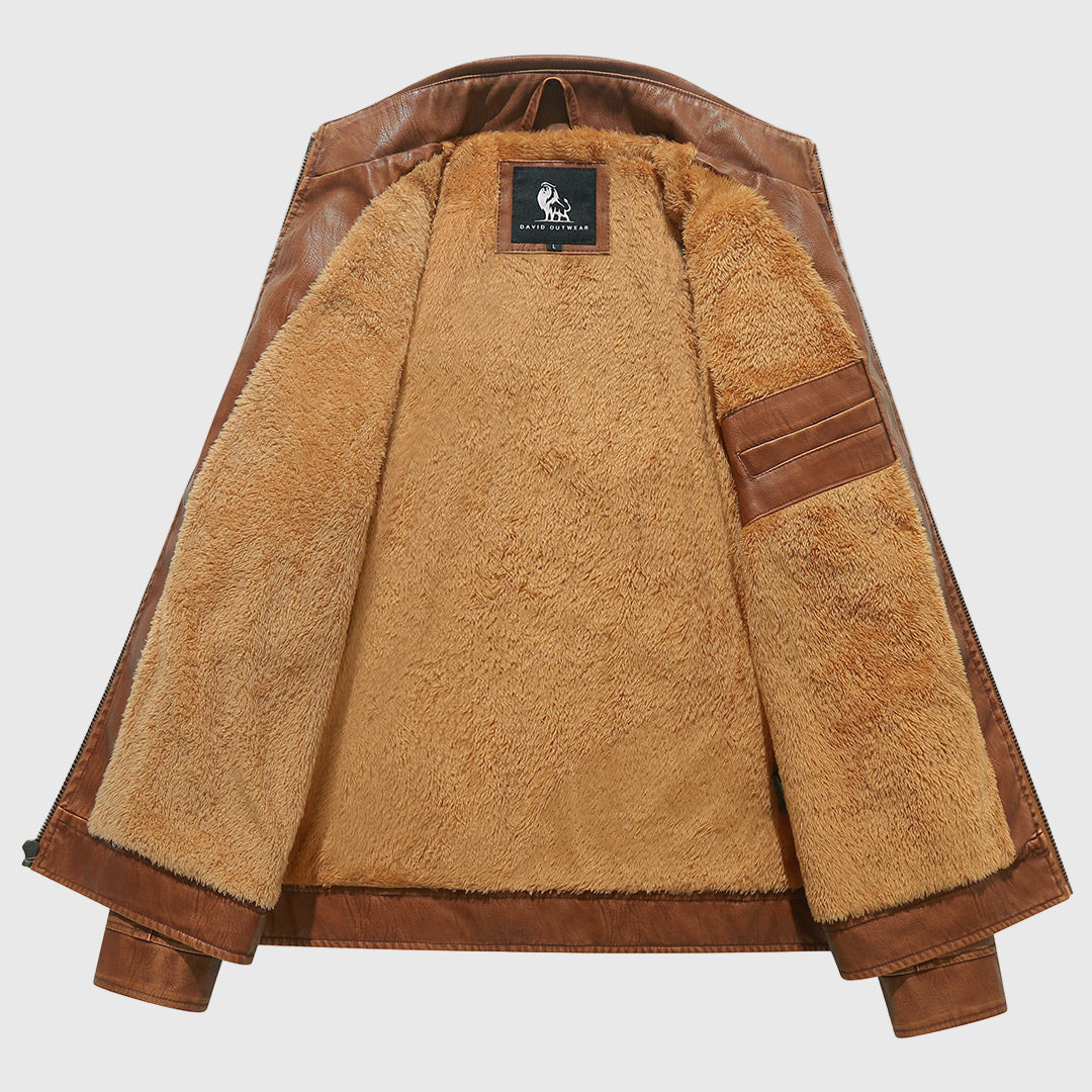 Fleece Biker Jacket
