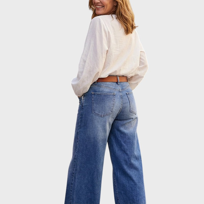 Elisa | Džíny se širokými nohavicemi a detailem hvězdy